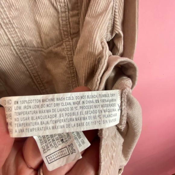 Forever 21+ plus size light tan corduroy jacket 2X - Picture 7 of 10
